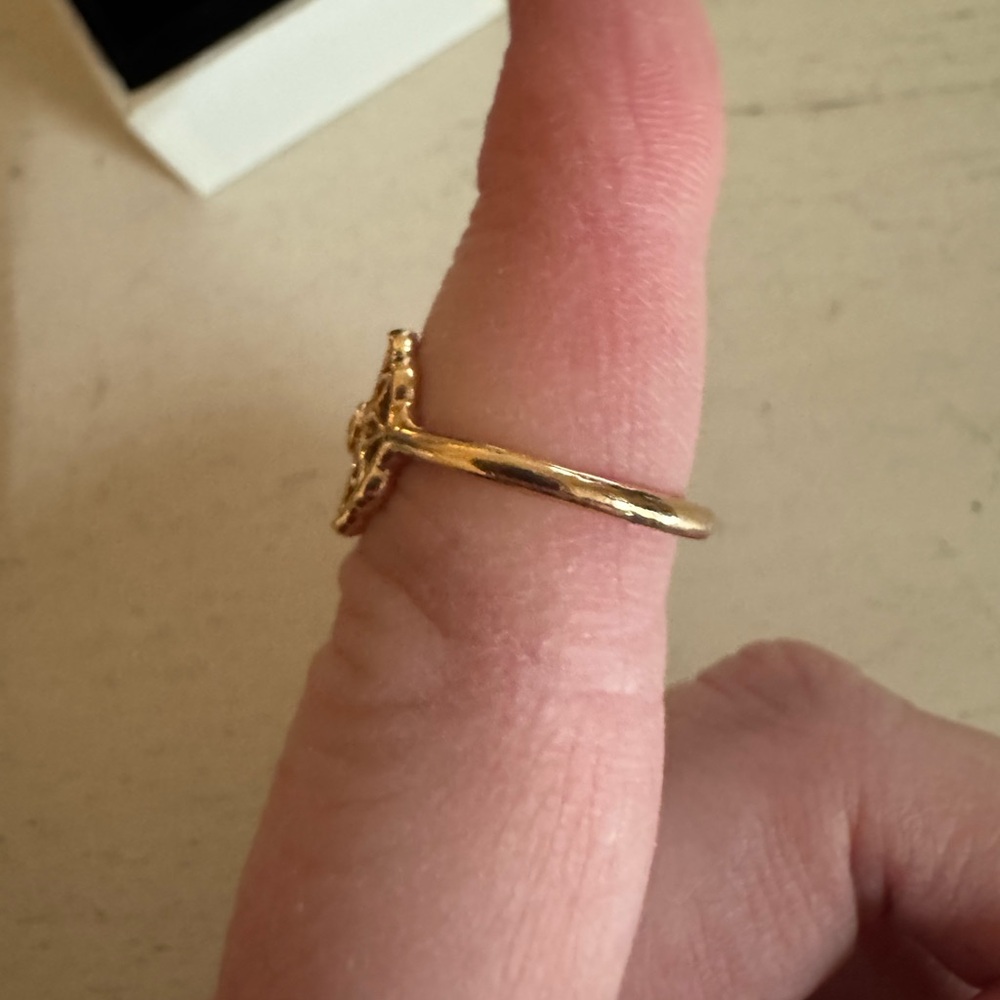 Pandora 14k Gold Radiance Diamond Ring - Picture 4 of 4